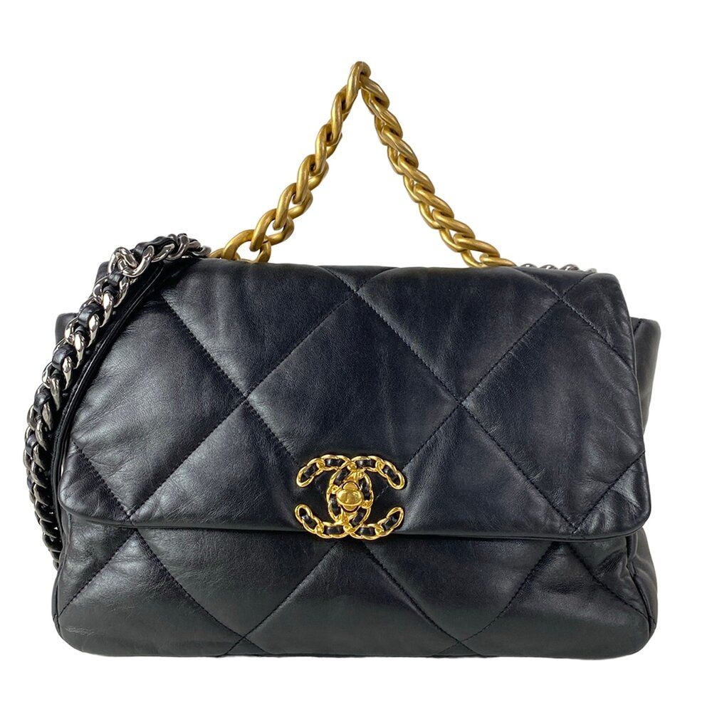 Chanel 19 Large Flap Bag Shoulder Bag AS1161